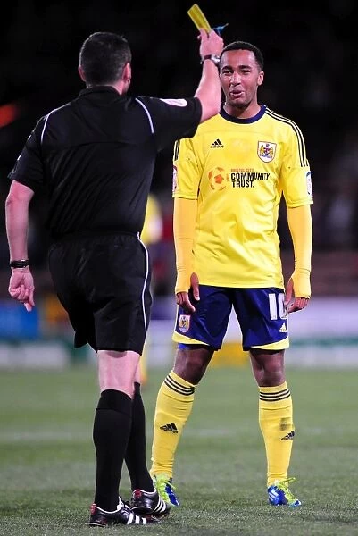 Nicky Maynard's Self-Talk Earns Him a Yellow Card in Crystal Palace vs. Bristol City Championship Match, 15 / 10 / 2011