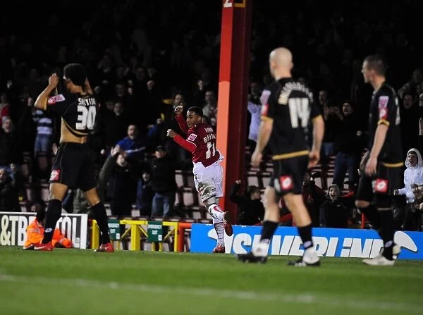 Nicky Maynard's Thrilling Goal Celebration: Bristol City vs Barnsley, Championship 2010
