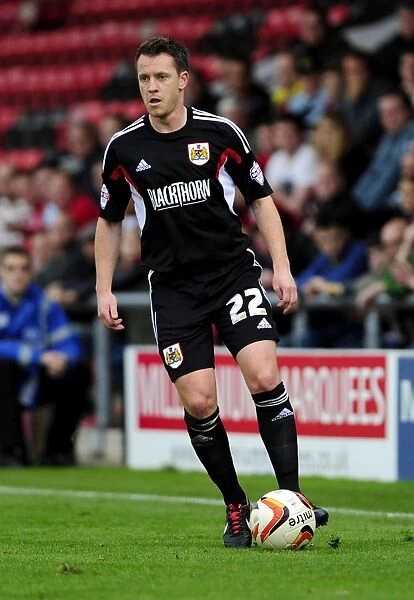 Nicky Shorey of Bristol City in Action at Crewe, 2013
