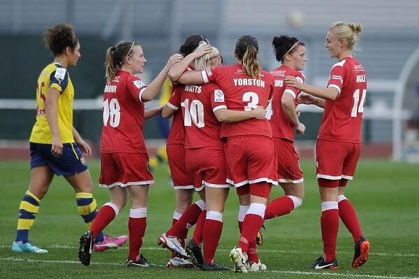 Nikki Watts Scores and Celebrates: Bristol City FC's Glorious Moment Against Arsenal Ladies (FA WSL)