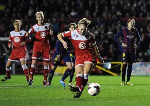 Nikki Watts Scores Thrilling Goal: Bristol Academy Women's FC vs. FC Barcelona (13 / 11 / 2014)