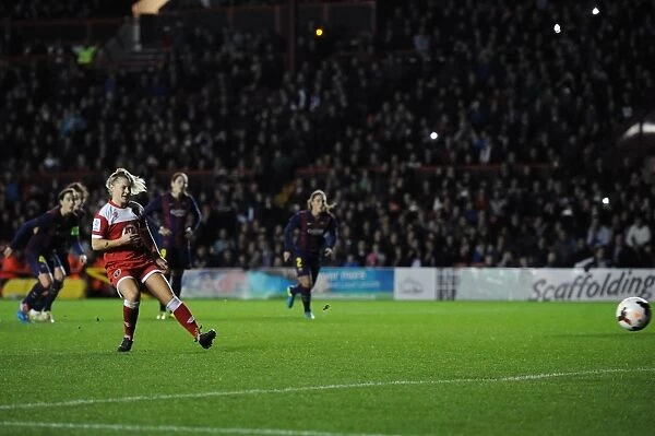 Nikki Watts Scores Thrilling Goal for Bristol City Women Against FC Barcelona at Ashton Gate