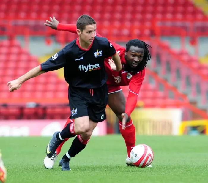 Framed Print : Nostalgia: A Look Back at the 09-10 Season's Exciting Clash - Bristol City Reserves vs Exeter Reserves