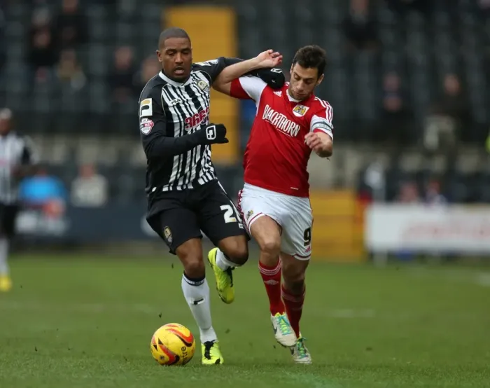 Framed Print : Notts County v Bristol City 211213