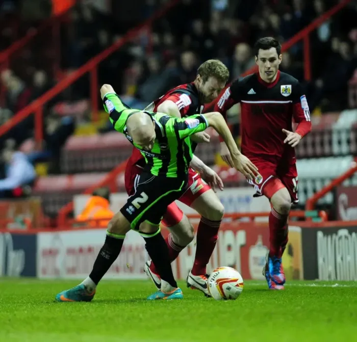 Framed Print : Npower Championship Clash: Bristol City vs. Brighton and Hove Albion at Ashton Gate - March 5, 2013 Framed Print : Npower Championship Clash: Bristol City vs. Brighton and Hove Albion at Ashton Gate - March 5, 2013