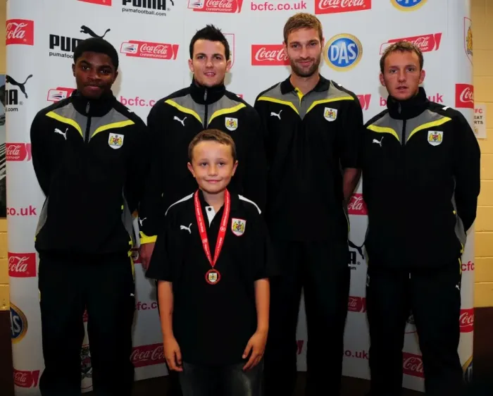 Framed Print : Nurturing Bristol City's Next Generation Football Stars: Junior Academy Plus Launch (Season 09-10)