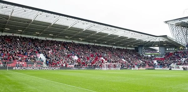 A Packed South Stand: Bristol City vs. Blackburn Rovers at Ashton Gate, Sky Bet Championship
