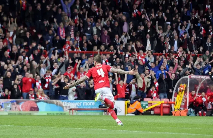 Framed Print : Packed Williams Stand Erupts in Cheers: Aden Flint's Goal Celebration at Ashton Gate - Bristol City vs Walsall, Sky Bet League One Framed Print : Packed Williams Stand Erupts in Cheers: Aden Flint's Goal Celebration at Ashton Gate - Bristol City vs Walsall, Sky Bet League One