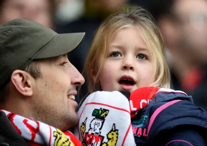 Framed Print : Passionate Bristol City Fan at Ashton Gate