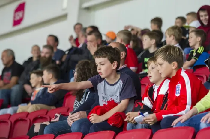 Framed Print : Passionate Bristol City Fans at Ashton Gate Framed Print : Passionate Bristol City Fans at Ashton Gate