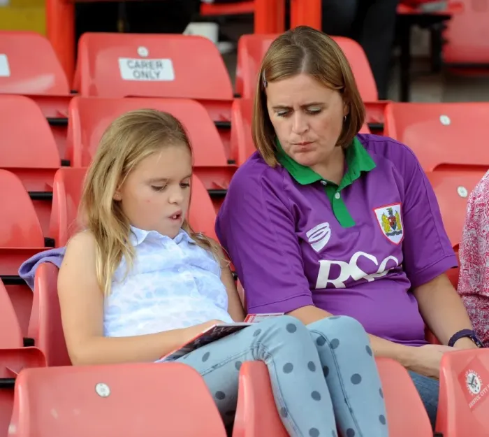Framed Print : Passionate Bristol City Fans at Ashton Gate Stadium Framed Print : Passionate Bristol City Fans at Ashton Gate Stadium
