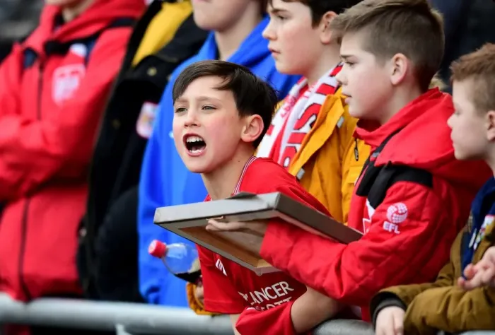 Framed Print : Passionate Bristol City Fans at Ashton Gate Stadium Framed Print : Passionate Bristol City Fans at Ashton Gate Stadium