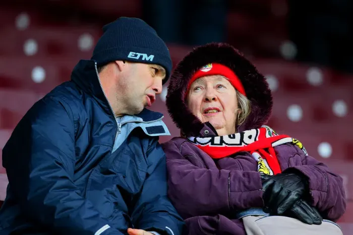 Framed Print : Passionate Bristol City Fans at Turf Moor during FA Cup Fourth Round Framed Print : Passionate Bristol City Fans at Turf Moor during FA Cup Fourth Round