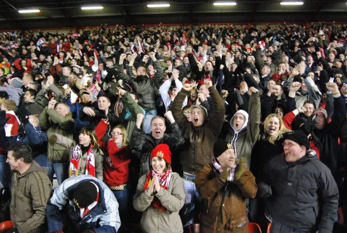 Framed Print : Passionate Bristol City FC Fans United in Support