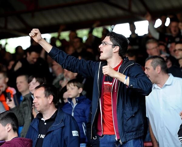 Passionate East End: Intense Moments at Bristol City vs Crewe, Ashton Gate, 2014