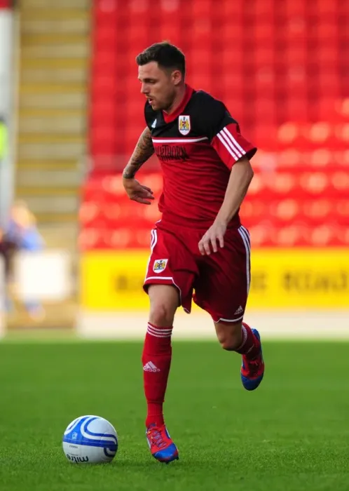 Framed Print : Paul Anderson in Action: Bristol City vs St Johnstone at McDiarmid Park (2012) Framed Print : Paul Anderson in Action: Bristol City vs St Johnstone at McDiarmid Park (2012)