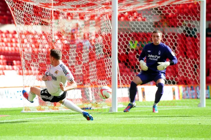 Framed Print : Paul Anderson's Frustrating Cross Goes Unclaimed: Nottingham Forest vs. Bristol City, 2012 Framed Print : Paul Anderson's Frustrating Cross Goes Unclaimed: Nottingham Forest vs. Bristol City, 2012