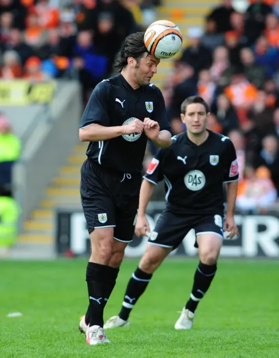 Framed Print : Paul Hartley of Bristol City in Action Against Blackpool, Championship Match, May 2010