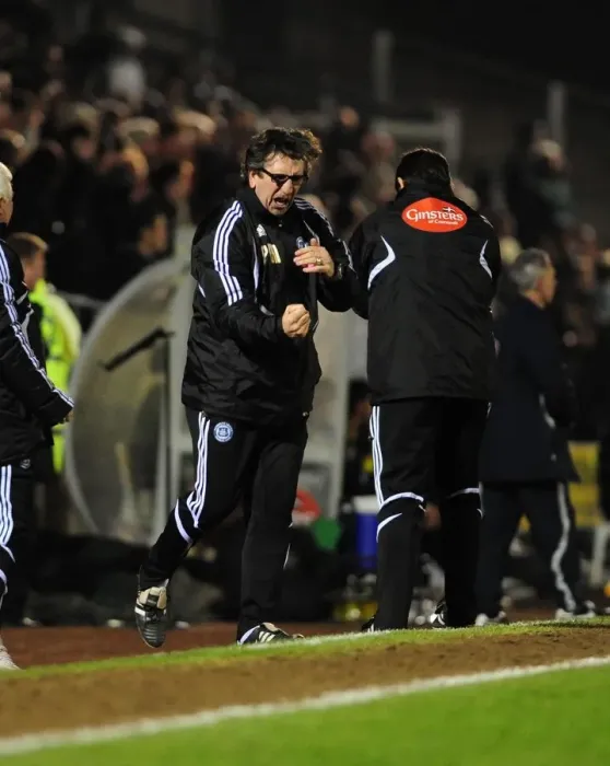 Framed Print : Paul Mariner's Euphoric Moment: Opening the Scoring in Plymouth Argyle's Championship Win Against Bristol City (16 / 03 / 2010) Framed Print : Paul Mariner's Euphoric Moment: Opening the Scoring in Plymouth Argyle's Championship Win Against Bristol City (16 / 03 / 2010)