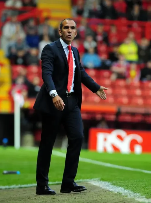 Framed Print : Paulo Di Canio Leads Swindon Town in League Cup Clash against Bristol City, 2011