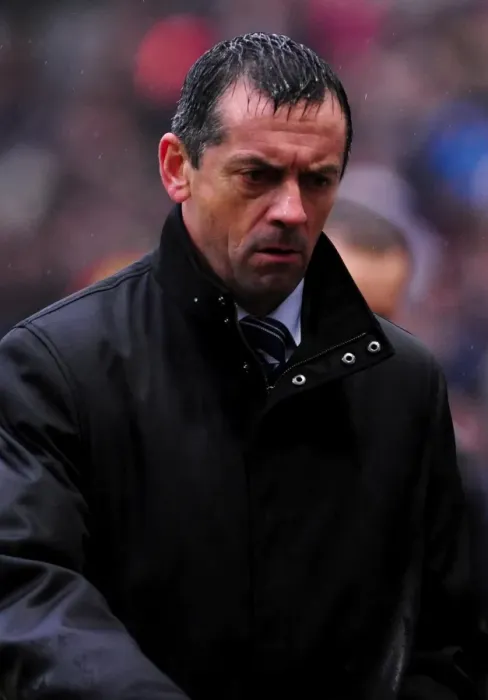 Framed Print : Phil Brown Goes Head-to-Head with Bristol City in Championship Clash at Deepdale Stadium (05 / 02 / 2011)