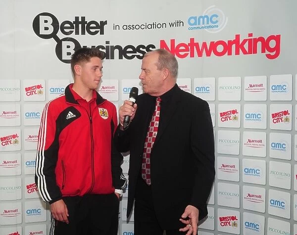 Post-Match Interview: Wes Burns with Paul Cheesley, Ashton Gate, 2013 (Bristol City vs Huddersfield Town)