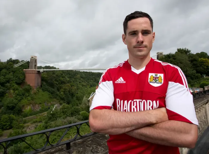 Framed Print : Powerful Presence: Greg Cunningham of Bristol City Football Team at Avon Gorge Hotel Near Clifton Suspension Bridge