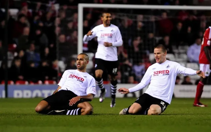 Framed Print : Pratley's Stunner: Swansea's Shocking Win at Ashton Gate (Bristol City vs Swansea City, Football Championship) Framed Print : Pratley's Stunner: Swansea's Shocking Win at Ashton Gate (Bristol City vs Swansea City, Football Championship)