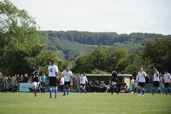 Framed Print : Pre-Season Friendly: Portishead Town vs. Bristol City at The Playing Fields (July 2014) Framed Print : Pre-Season Friendly: Portishead Town vs. Bristol City at The Playing Fields (July 2014)