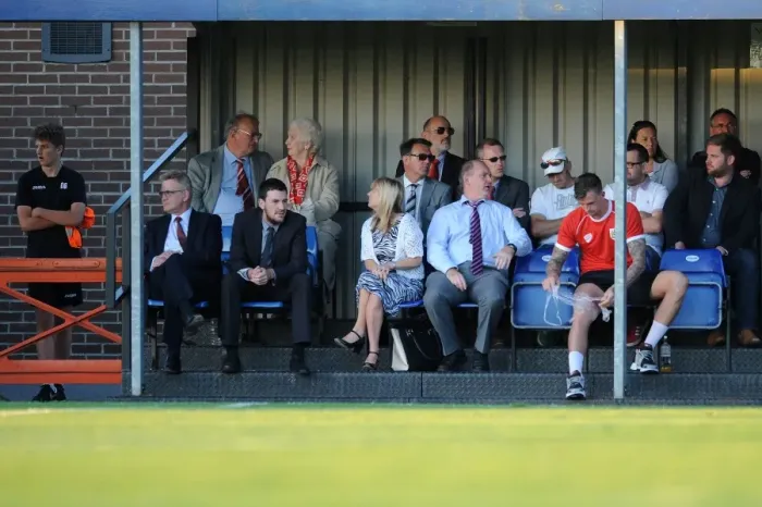 Framed Print : Pre-Season Friendly: Weston Super Mare vs. Bristol City at Woodspring Stadium (09.07.2014)