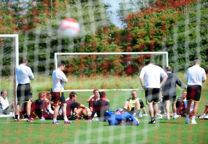 Framed Print : Pre-Season Training: The Road to Glory with Bristol City First Team (09-10) Framed Print : Pre-Season Training: The Road to Glory with Bristol City First Team (09-10)