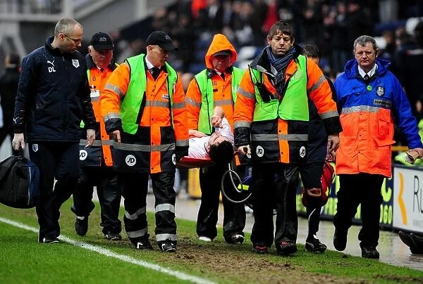 Preston's Conor McLaughlin Suffers Horrific Injury vs. Bristol City (05 / 02 / 2011)