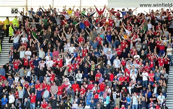 Pride and Passion: Bristol City Fans at Derby County Championship Match, 2011