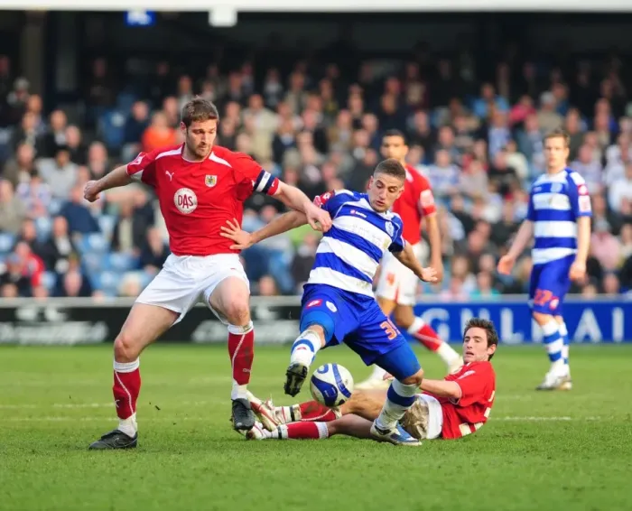 Framed Print : QPR vs. Bristol City: A Clash from the 08-09 Season