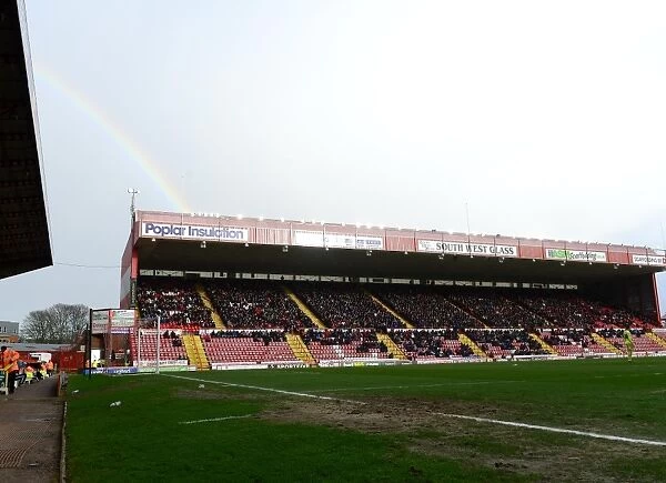 Rainbow Over Ashton Gate: Bristol City vs. Carlisle United, 01-02-2014 (Sky Bet League One)
