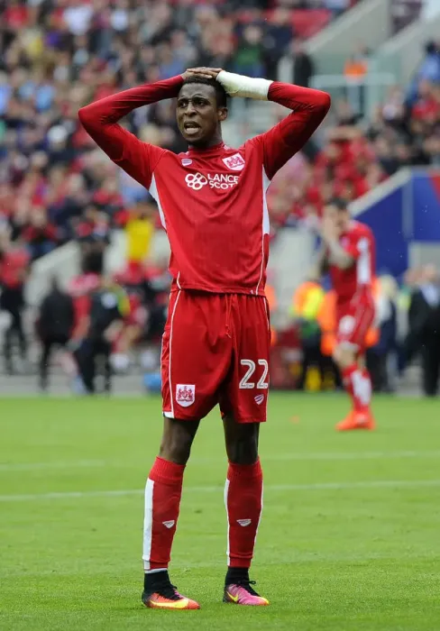 Framed Print : Reaction of Jonathan Kodjia: Bristol City vs Newcastle United, Sky Bet Championship, 2016 Framed Print : Reaction of Jonathan Kodjia: Bristol City vs Newcastle United, Sky Bet Championship, 2016