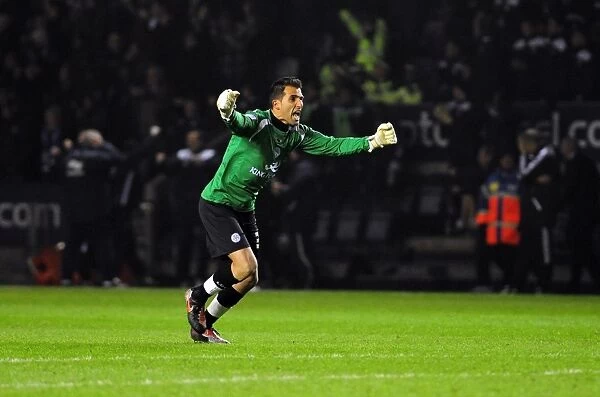 Ricardo's Celebration: Waghorn's Winning Goal for Leicester City against Bristol City (Championship, 18 / 02 / 2011)