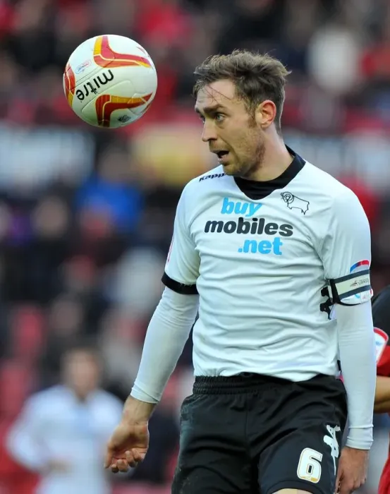 Framed Print : Richard Keogh in Action: Derby County vs. Bristol City, Championship Football Match, December 2012 - Ashton Gate Stadium Framed Print : Richard Keogh in Action: Derby County vs. Bristol City, Championship Football Match, December 2012 - Ashton Gate Stadium