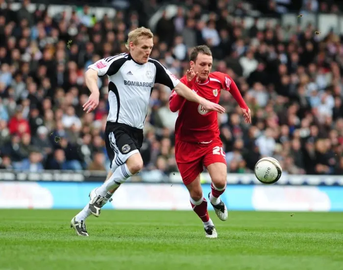 Framed Print : The Rivalry: Derby County vs. Bristol City (08-09 Season)