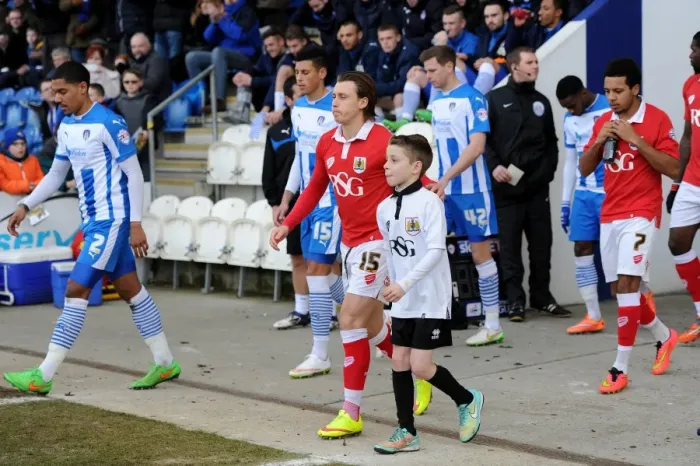 Framed Print : Rivalry on the Field: Bristol City vs. Colchester United, February 2015 Framed Print : Rivalry on the Field: Bristol City vs. Colchester United, February 2015