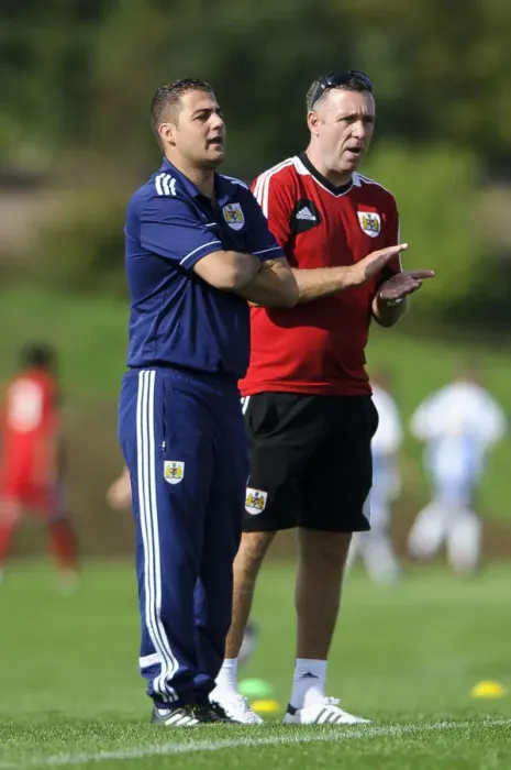 Framed Print : Rivalry on the Pitch: U18 Professional Development League Clash between Bristol City and Brighton at SGS Wise Campus - October 5, 2013 Framed Print : Rivalry on the Pitch: U18 Professional Development League Clash between Bristol City and Brighton at SGS Wise Campus - October 5, 2013