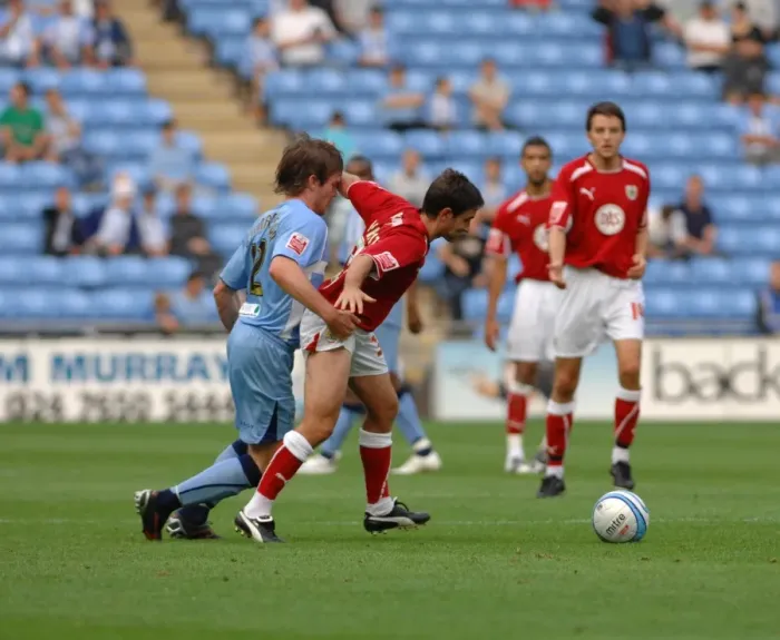 Framed Print : The Rivalry Roars: Coventry City vs. Bristol City - Season 08-09 Football Match