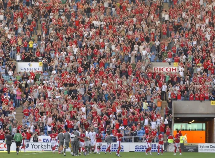 Framed Print : The Rivalry Roars: Coventry City vs. Bristol City - Season 07-08 Football Match