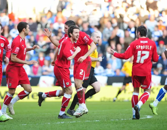 Framed Print : The Rivalry Roars: Reading vs. Bristol City - Season 08-09