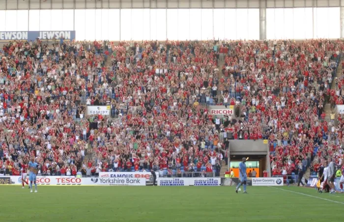 Framed Print : The Rivalry Unleashed: Coventry City vs. Bristol City - Season 07-08 Football Match