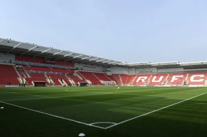 Framed Print : Rotherham United vs. Bristol City: Clash at New York Stadium, Sky Bet League One (29 / 03 / 2014)