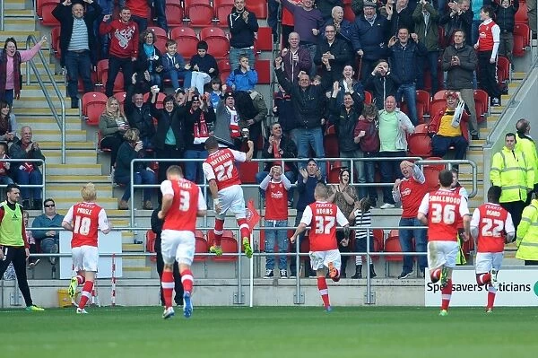 Rotherham United's James Tavernier Scores Double: Rotherham United vs. Bristol City, Sky Bet League One, March 29, 2014