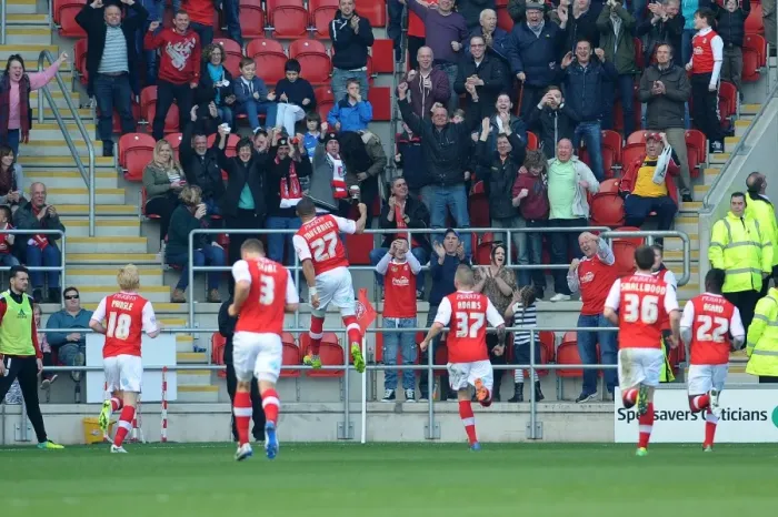 Framed Print : Rotherham United's James Tavernier Scores Double: Rotherham United vs. Bristol City, Sky Bet League One, March 29, 2014 Framed Print : Rotherham United's James Tavernier Scores Double: Rotherham United vs. Bristol City, Sky Bet League One, March 29, 2014