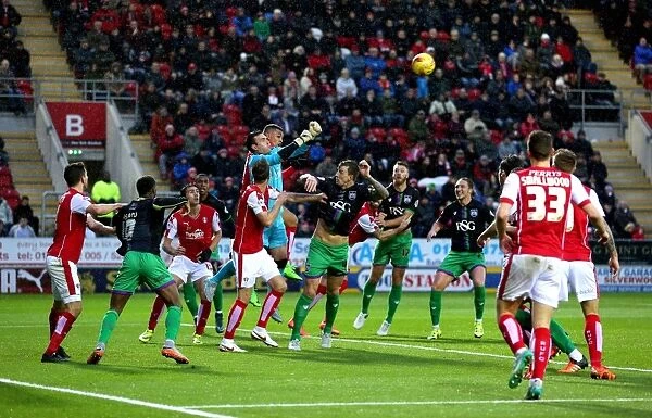 Rotherham's Camp Clears Ball vs. Bristol City, 2015