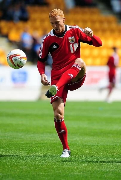 Ryan Taylor in Action: St Johnstone vs. Bristol City Pre-Season Friendly, McDiarmid Park, Perth, 2012